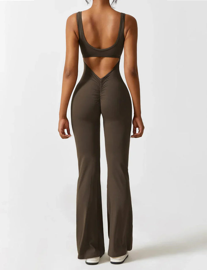 Edith | Eleganter Jumpsuit mit Ausgestelltem Rückenausschnitt - Elle Zürich