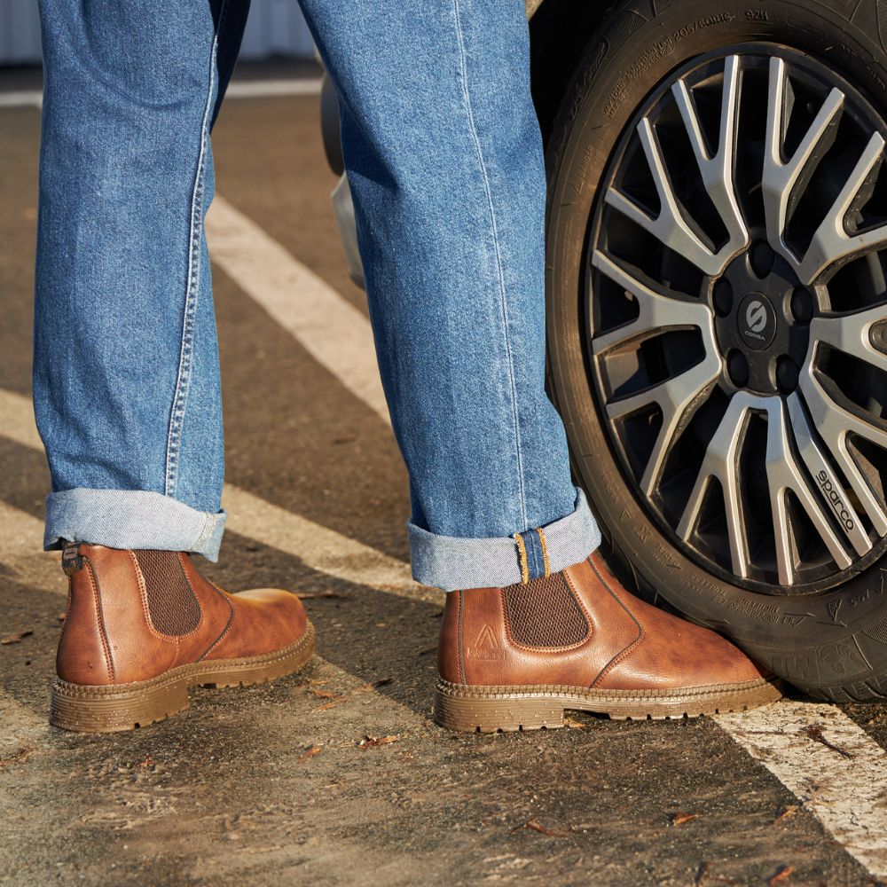Paul | Trendy Leder-Chelsea-Stiefel für Herren