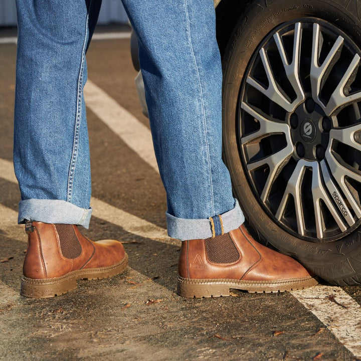 Paul | Trendy Leder-Chelsea-Stiefel für Herren