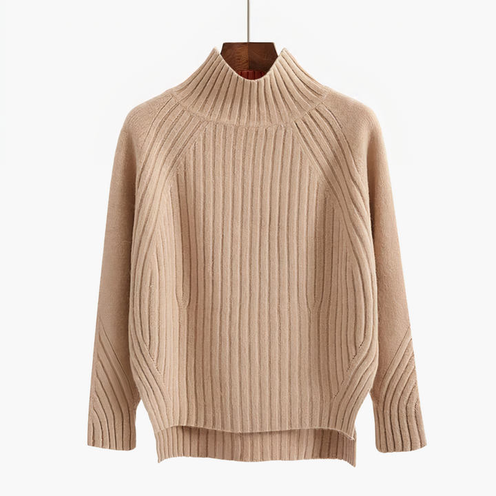 Anke | Frauen Winterpullover mit hohem Kragen für Wärme - Elle Zürich