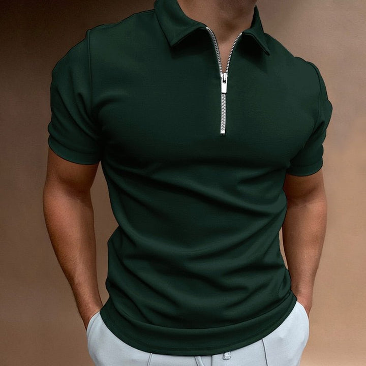 Armin | Modernes Poloshirt mit Reißverschlusskragen - Elle Zürich