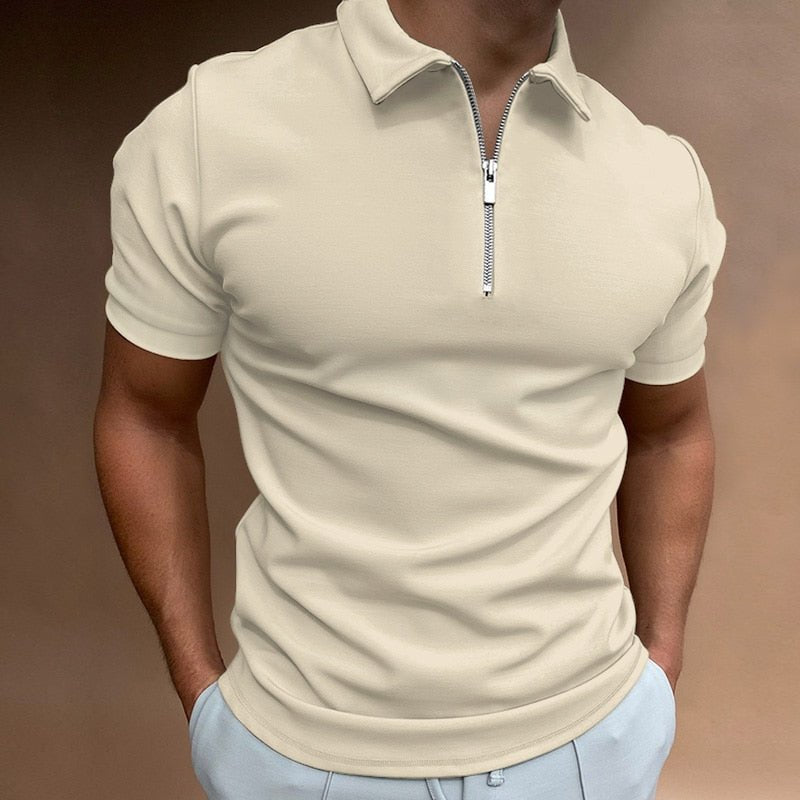 Armin | Modernes Poloshirt mit Reißverschlusskragen - Elle Zürich