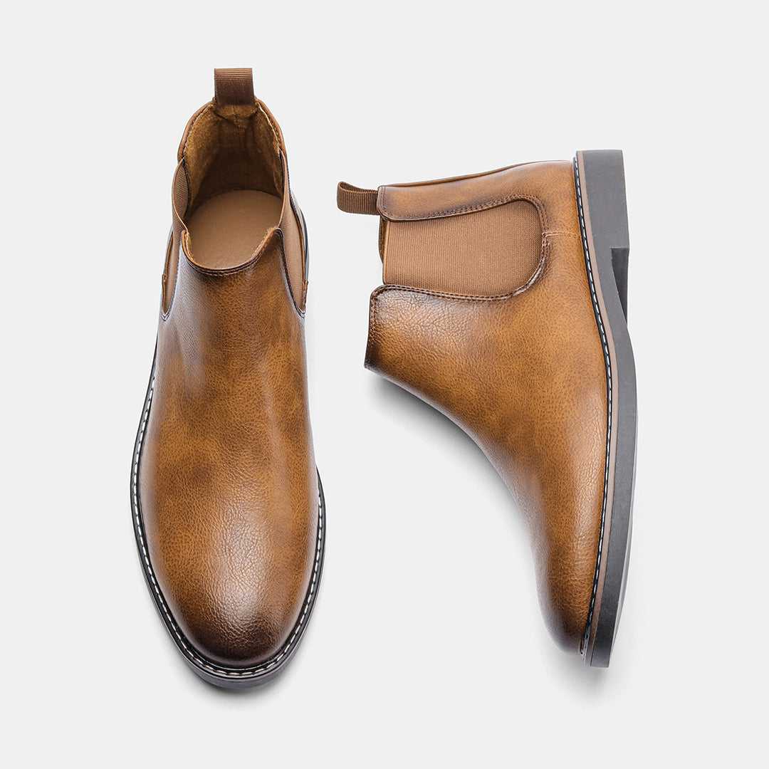 Viktor | Herren Leder-Chelsea-Stiefel mit Modernem Design
