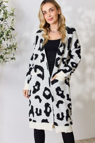 FranziskaA | Langer Offener Strickmantel Damen - Elle Zürich