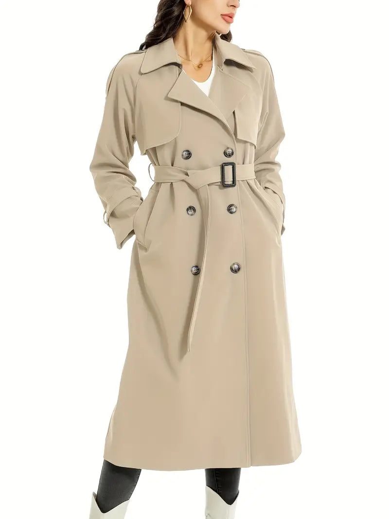 Birgit | Damen Winter-Trenchcoat mit Gürtel - Elle Zürich