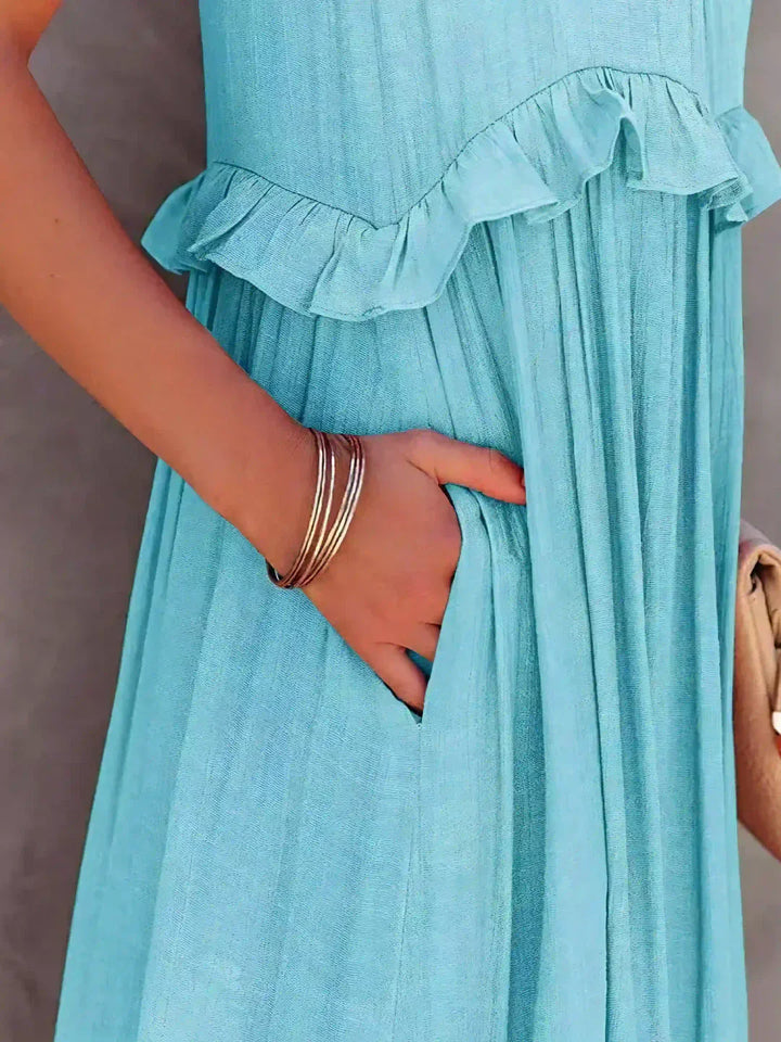 Viola | Elegantes Maxi-Sommerkleid - Elle Zürich