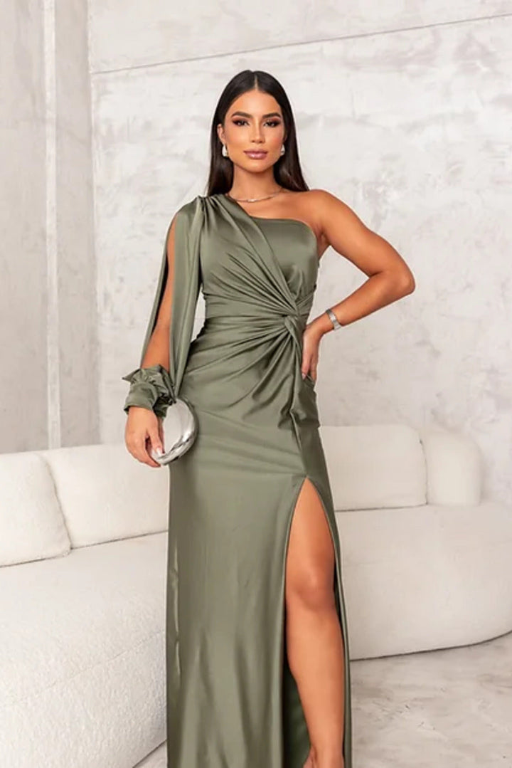 Theresa | Elegantes Abendkleid mit Ein-Schulter-Design - Elle Zürich