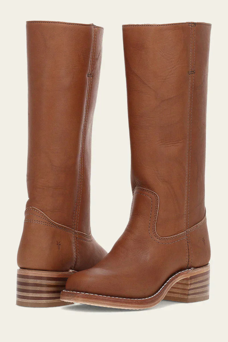 Dorothea | Damen Klassische Mid-Calf Lederstiefel