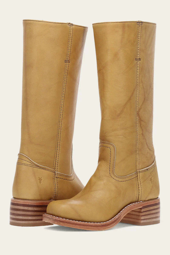Dorothea | Damen Klassische Mid-Calf Lederstiefel