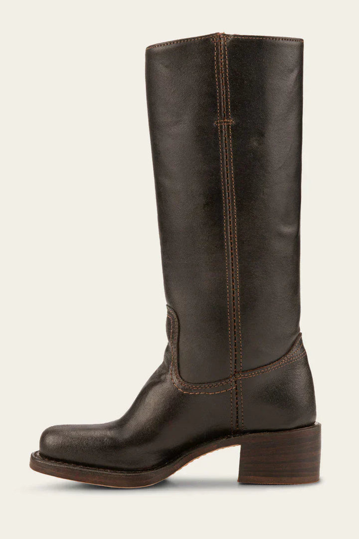 Dorothea | Damen Klassische Mid-Calf Lederstiefel