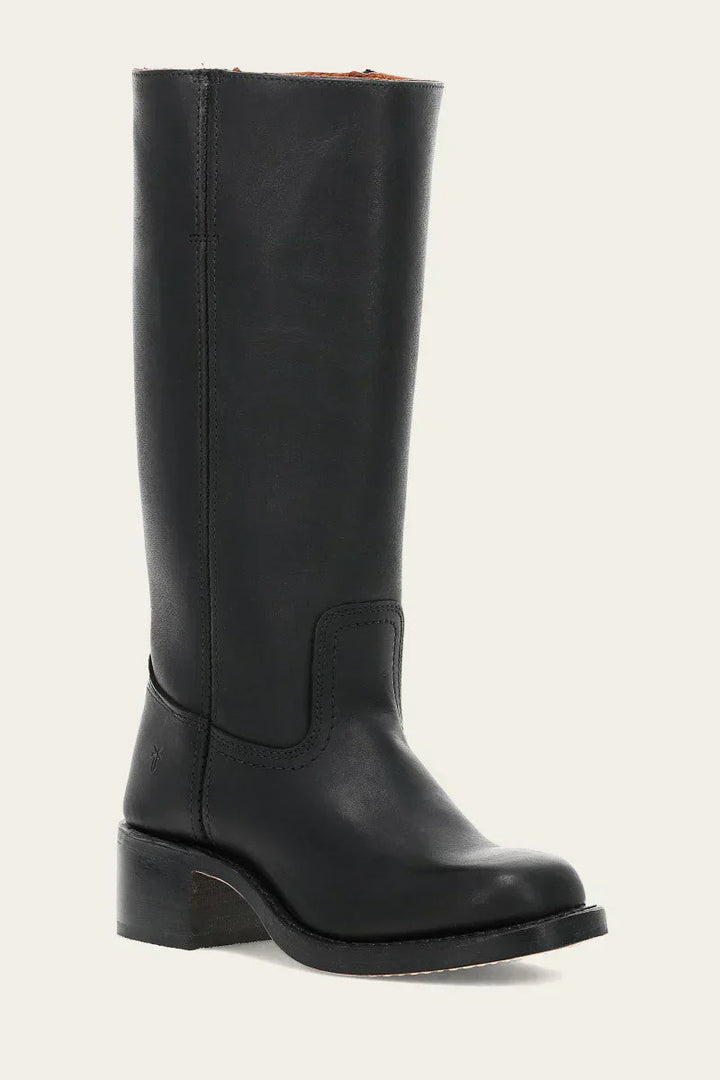 Dorothea | Damen Klassische Mid-Calf Lederstiefel