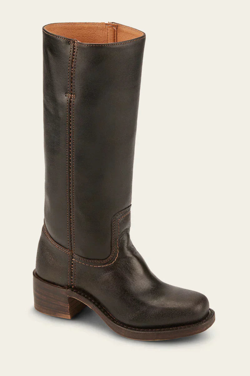 Dorothea | Damen Klassische Mid-Calf Lederstiefel