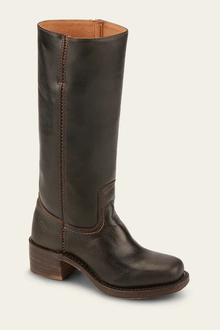Dorothea | Damen Klassische Mid-Calf Lederstiefel
