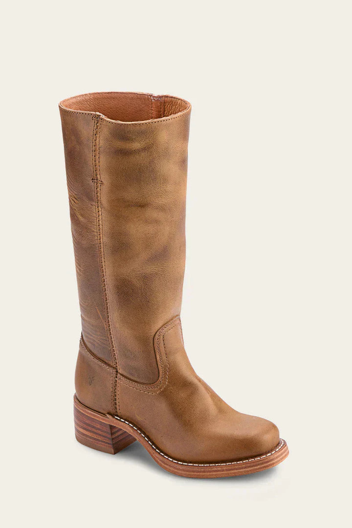 Dorothea | Damen Klassische Mid-Calf Lederstiefel