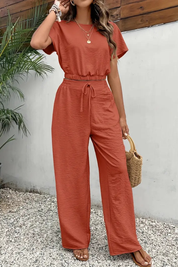 Karla | Stylishes Zweiteiliges Outfit mit Lockerer Passform - Elle Zürich