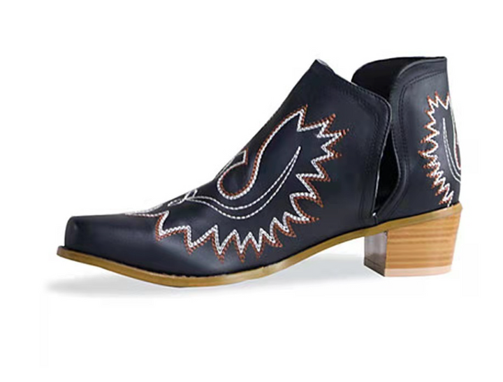 Ursula | Damen Western-Stiefeletten mit Stickerei - Elle Zürich