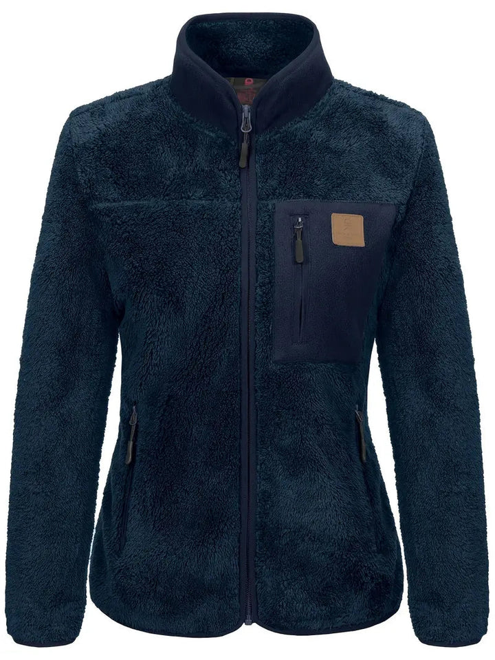 Christa | Damen Winter-Fleecejacke mit Reißverschlusstaschen - Elle Zürich