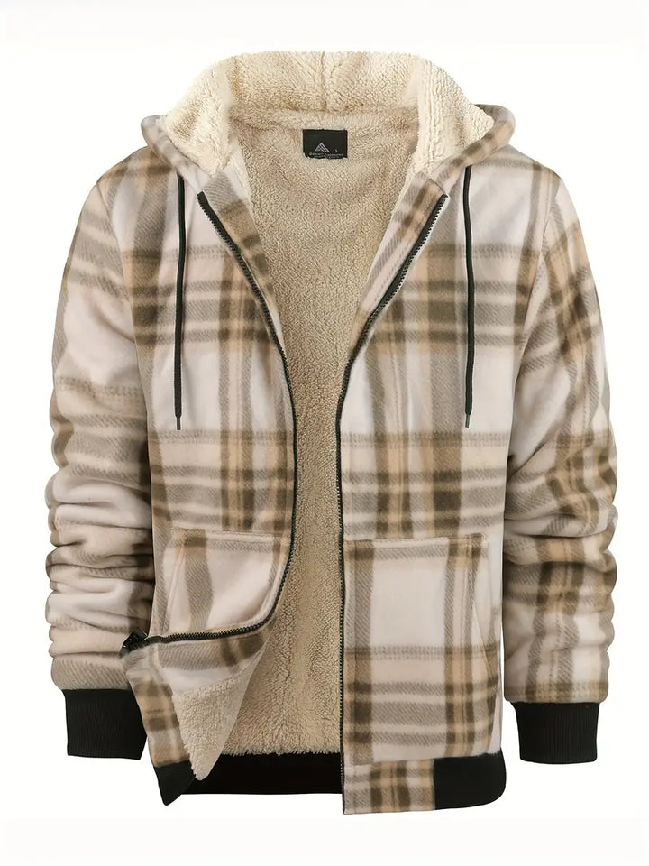Manfred | Herren Winter-Jacke mit Reißverschluss, warmem Futter und Taschen - Elle Zürich