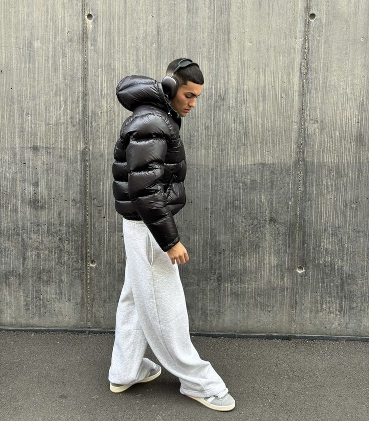 Zacharias | Herren Trendiger Stepp-Puffer Mantel im Winterstil