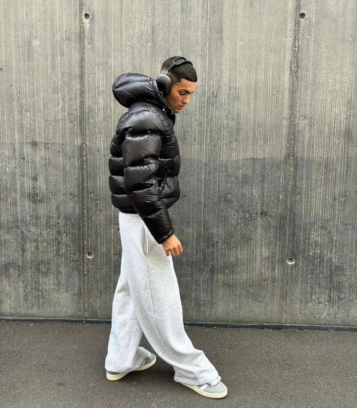 Zacharias | Herren Trendiger Stepp-Puffer Mantel im Winterstil