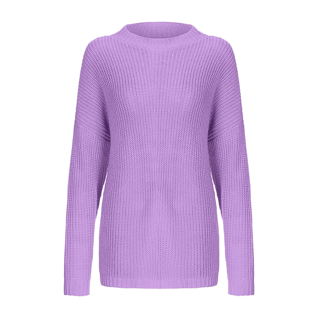 Elfriede | Damen Zweifarbiger Strickpullover mit Musterdesign - Elle Zürich