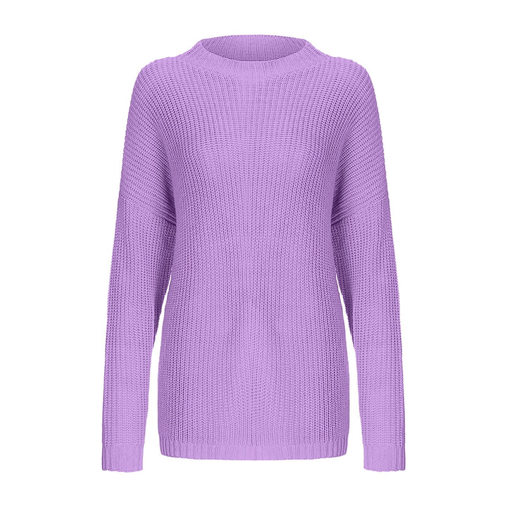 Elfriede | Damen Zweifarbiger Strickpullover mit Musterdesign - Elle Zürich