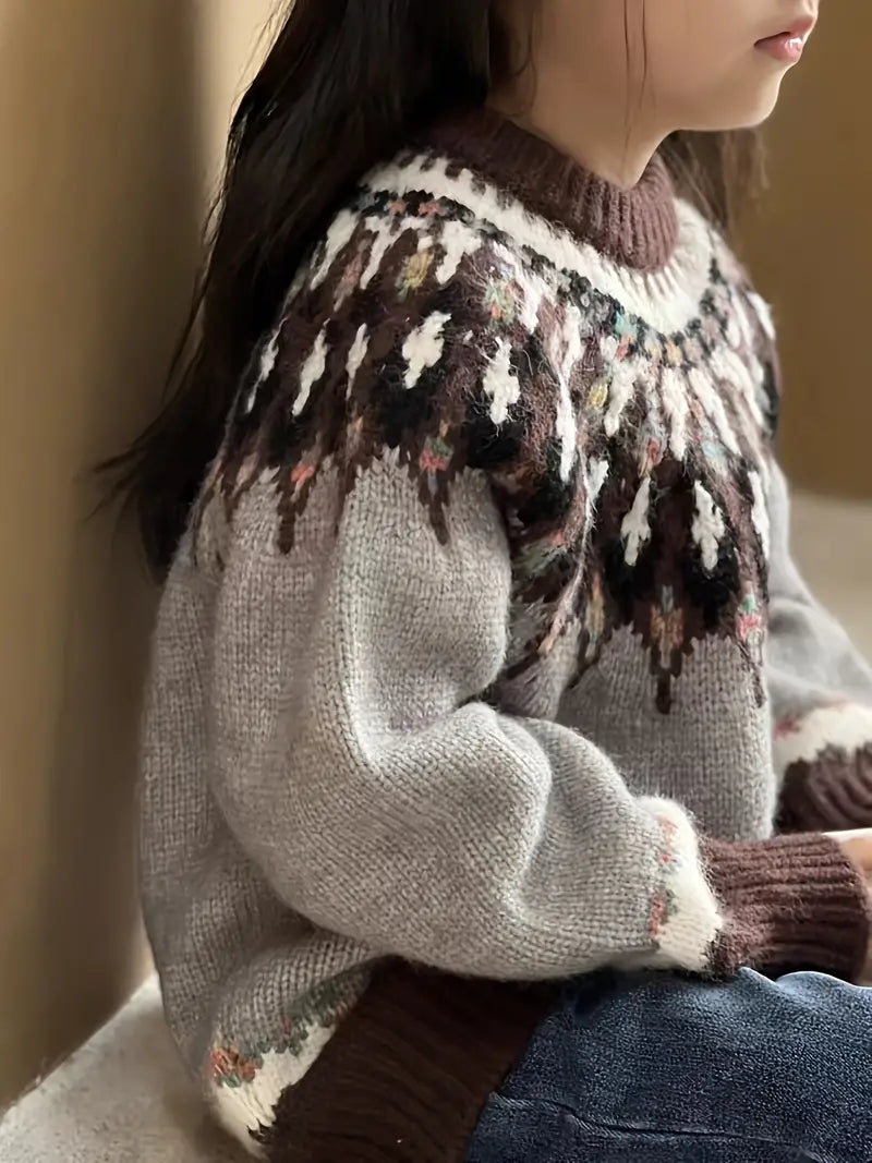 Daniela | Damen Gemütlicher Winterstrickpullover - Elle Zürich