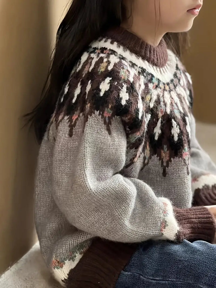 Daniela | Damen Gemütlicher Winterstrickpullover - Elle Zürich