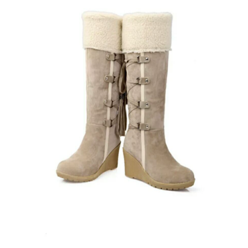 Tamara | Kniehohe Winter Keilabsatzstiefel Damen