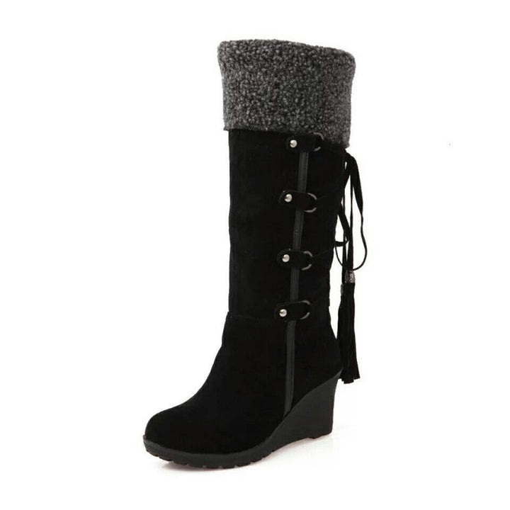 Tamara | Kniehohe Winter Keilabsatzstiefel Damen