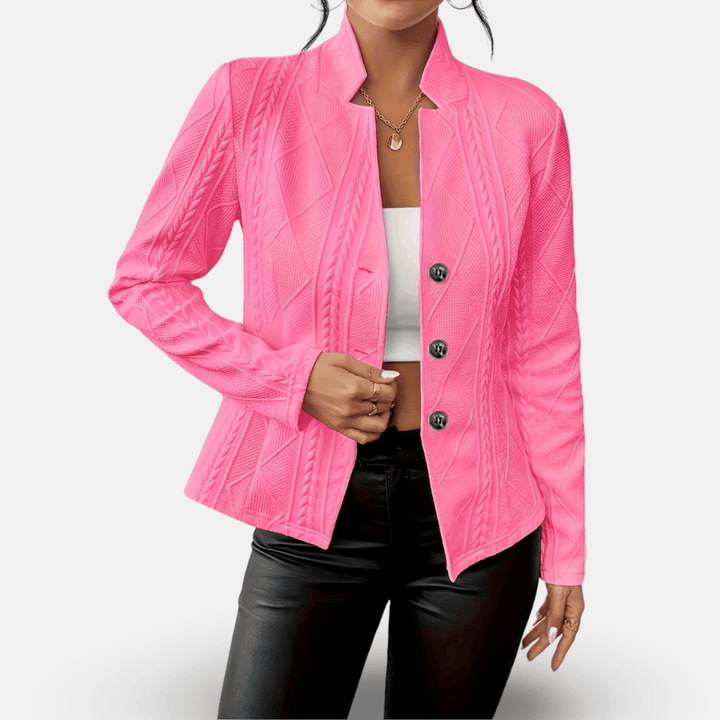 Jasmin | Damen Winterjacke mit Knöpfen und Schlanker Passform - Elle Zürich