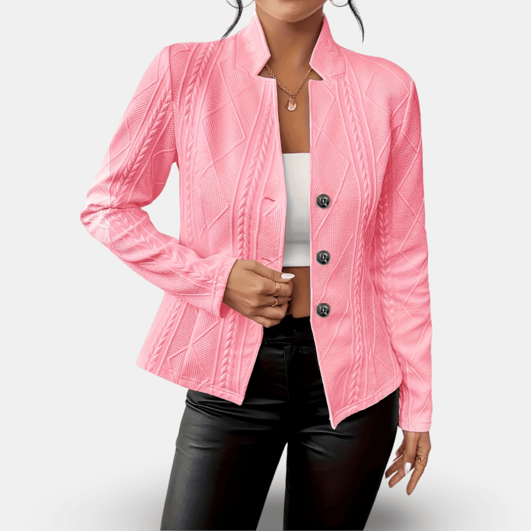 Jasmin | Damen Winterjacke mit Knöpfen und Schlanker Passform - Elle Zürich