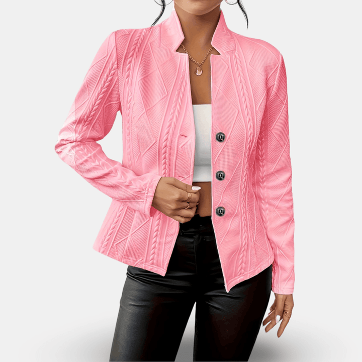 Jasmin | Damen Winterjacke mit Knöpfen und Schlanker Passform - Elle Zürich