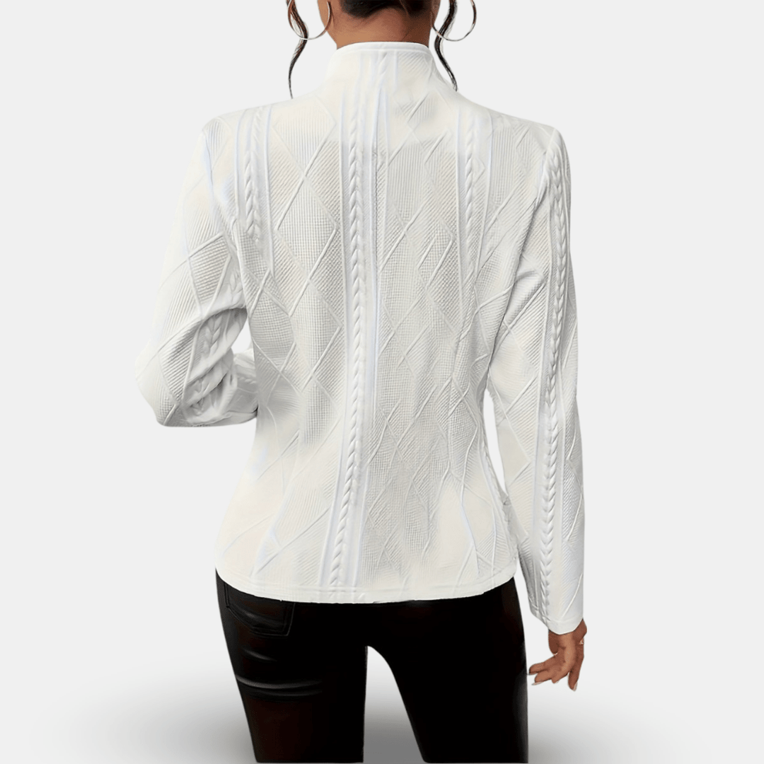 Jasmin | Damen Winterjacke mit Knöpfen und Schlanker Passform - Elle Zürich