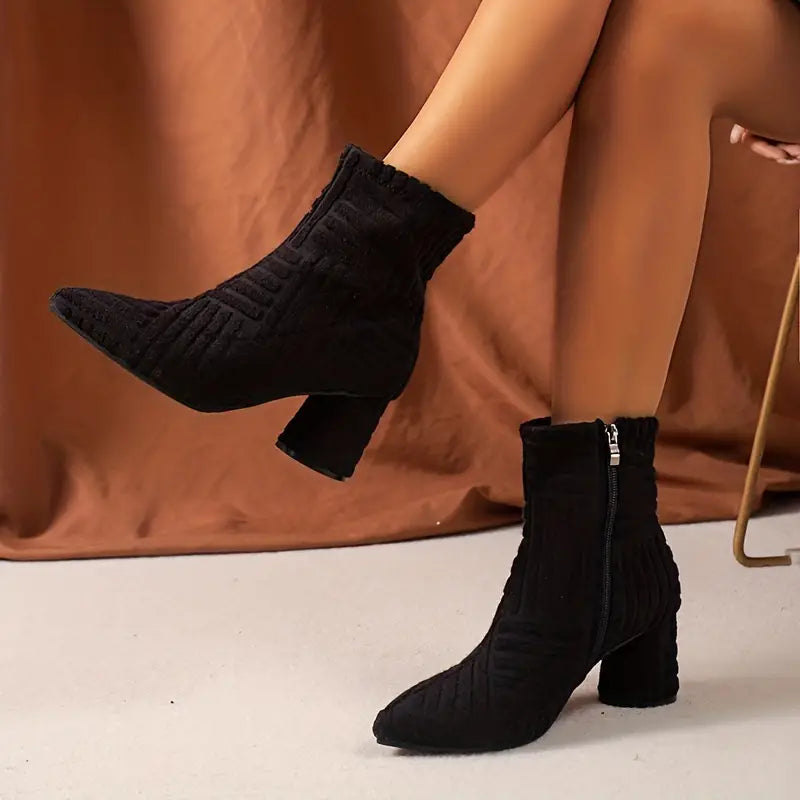 Lydia | Elegante Damen Ankle Boots Absatz - Elle Zürich