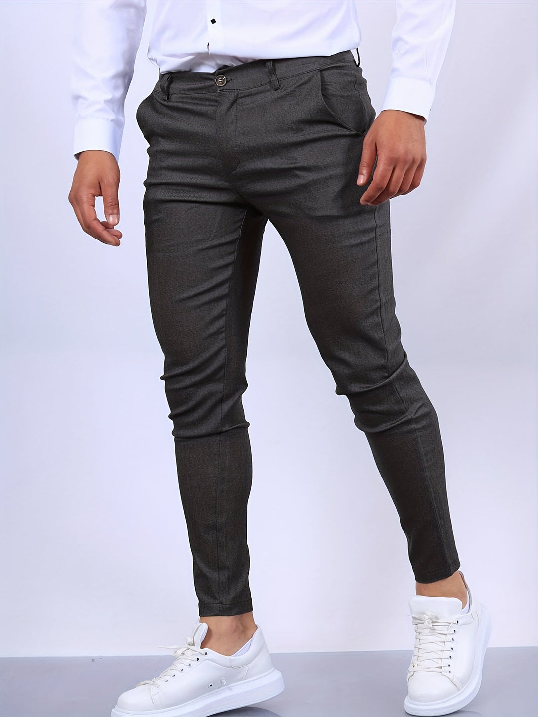 Jürgen | Slim Fit Herren Formelle Stretchhose - Elle Zürich