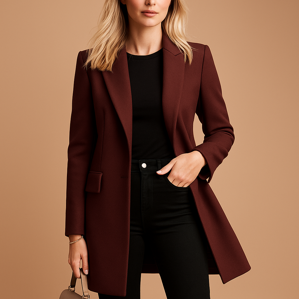Veronika | Damen Winter Maßgeschneiderter Wollmantel - Elle Zürich