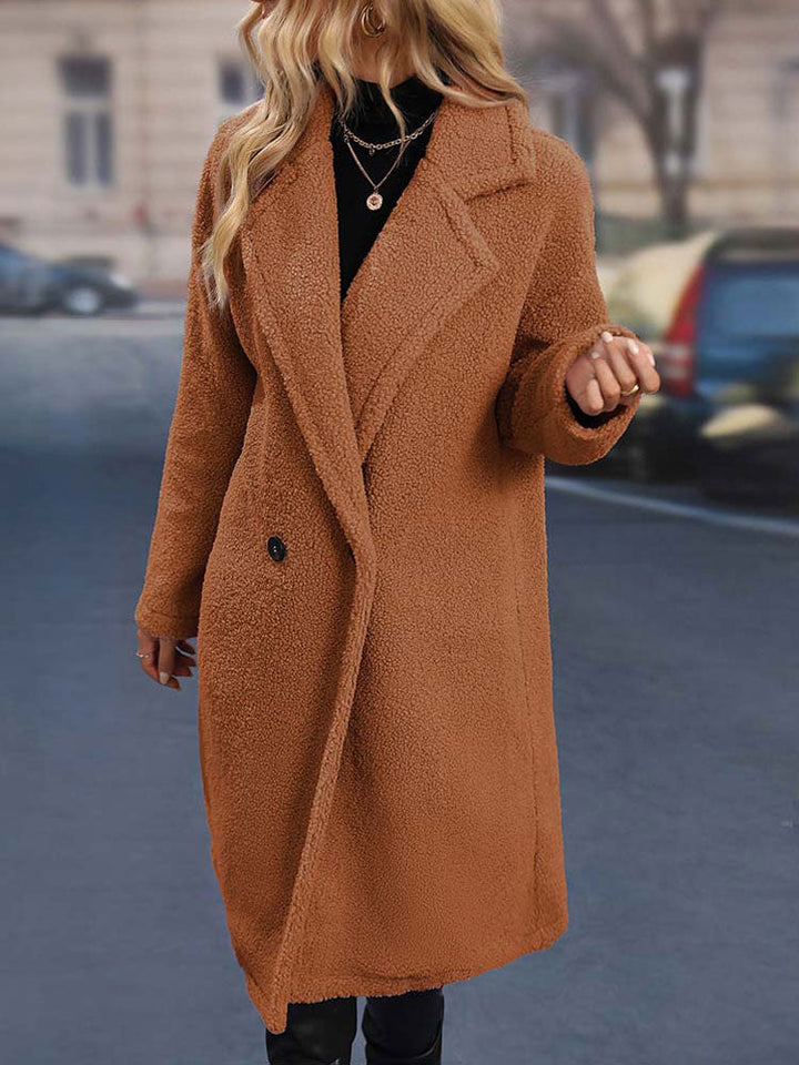 Daniela | Damen Wintermantel aus Kunstfell lang - Elle Zürich