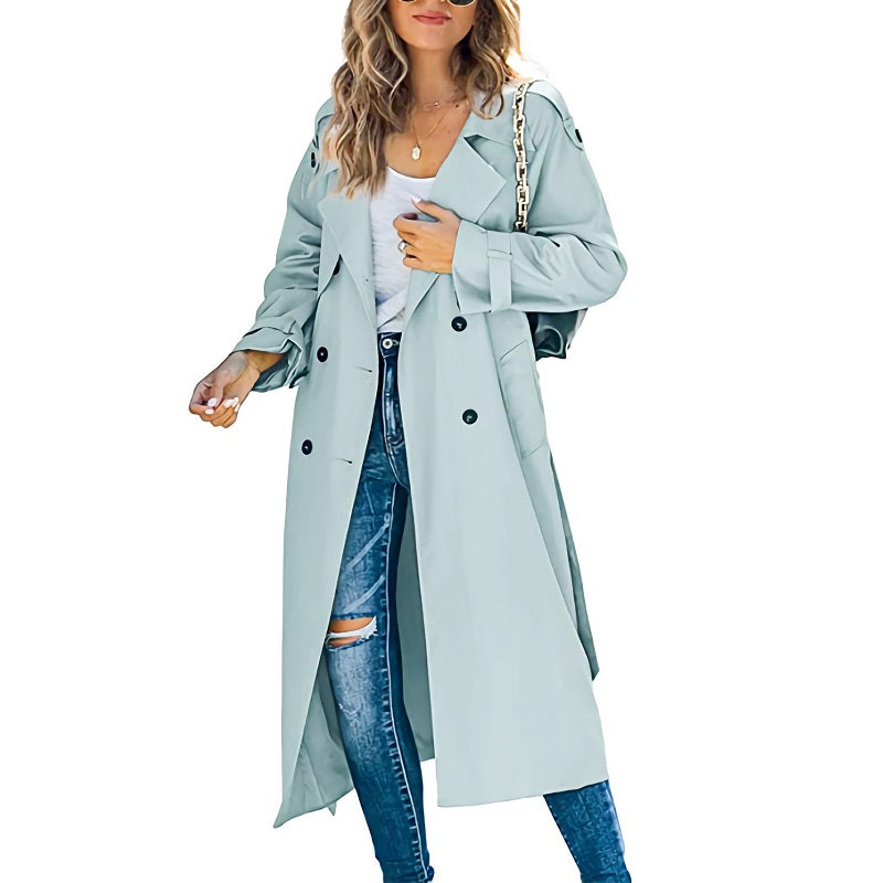 Laura | Langer Damen-Trenchcoat - Elle Zürich