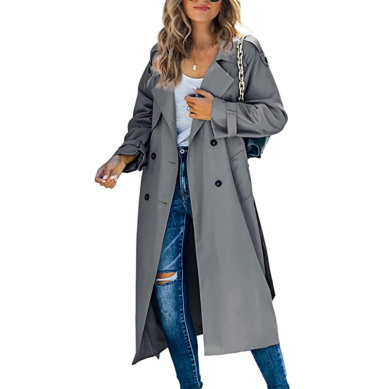 Laura | Langer Damen-Trenchcoat - Elle Zürich