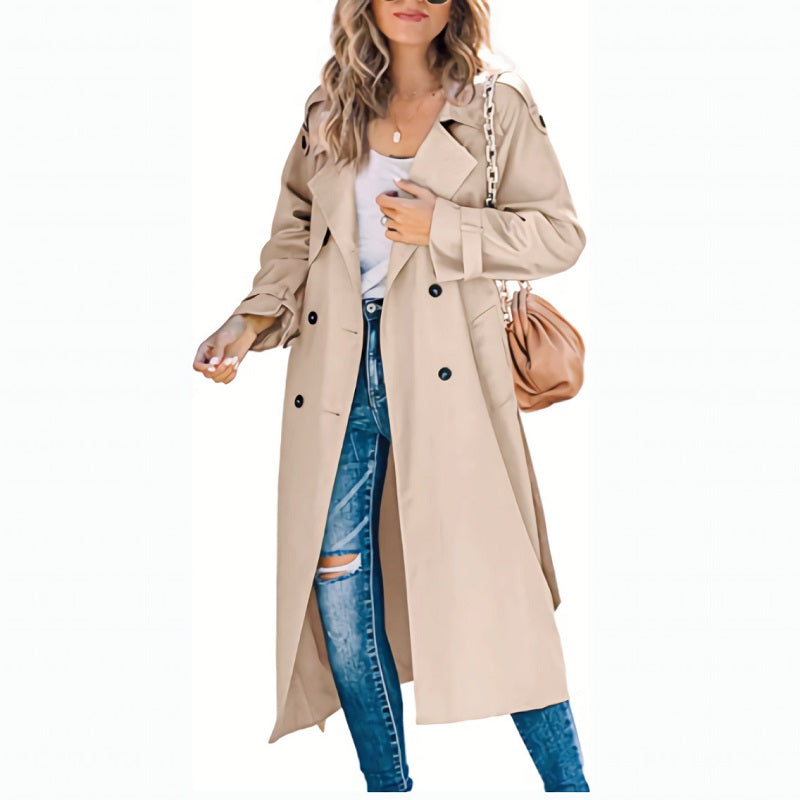 Laura | Langer Damen-Trenchcoat - Elle Zürich
