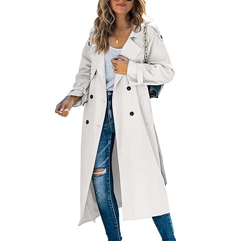 Laura | Langer Damen-Trenchcoat - Elle Zürich