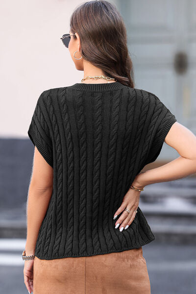 Laura | Lässiger Pullover mit Kurzen Ärmeln - Elle Zürich