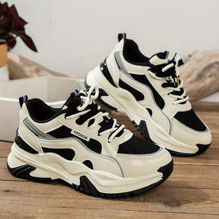 Anna | Damen Chunky Sneakers mit Mesh und Gummisohle - Elle Zürich
