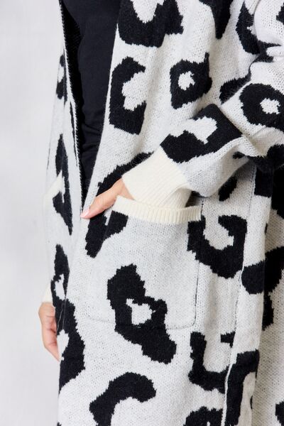FranziskaA | Langer Offener Strickmantel Damen - Elle Zürich