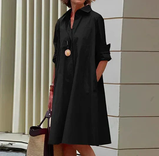 Karla | Elegantes und stilvolles Hemdkleid - Elle Zürich