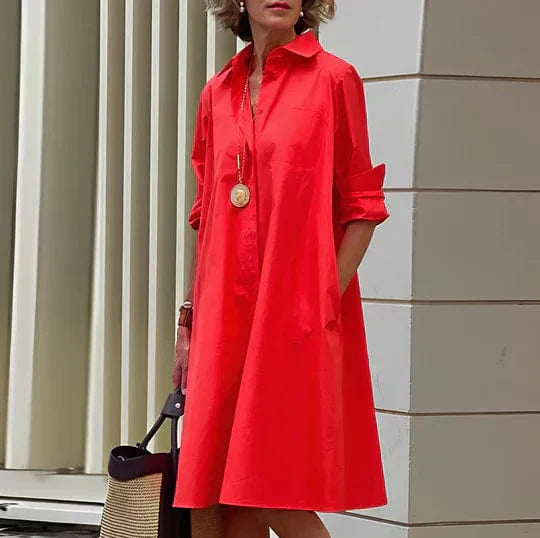 Karla | Elegantes und stilvolles Hemdkleid - Elle Zürich