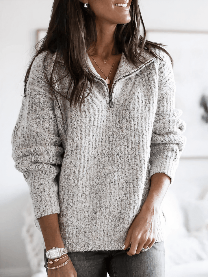 Magdalena | Lässiger Damen Strickpullover für entspannten Stil - Elle Zürich