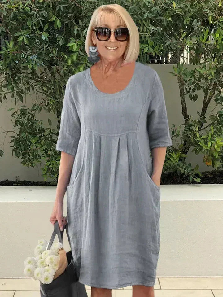 Michaela | Bequemes und Weit Geschnittenes Sommerkleid - Elle Zürich
