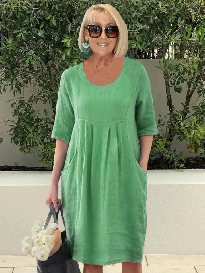 Michaela | Bequemes und Weit Geschnittenes Sommerkleid - Elle Zürich